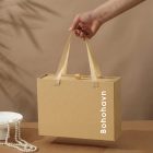 Crimson Cream Holiday Duo — red ivory two‑scarf gift set in a keepsake box 1