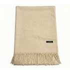 Crimson Cream Holiday Duo — red ivory two‑scarf gift set in a keepsake box 5